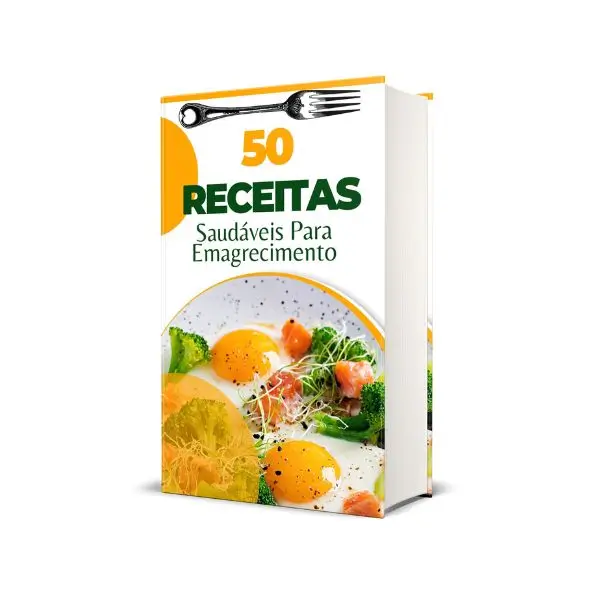 PLR 50 Receitas Saudáveis Para Emagrecimento Ebook PLR Premium